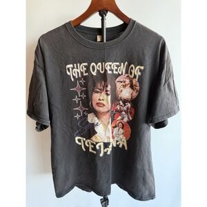 VTG SELENA QUINTANILLA RAP T SHIRT Size‎ Xl Queen Of Tejana Fader